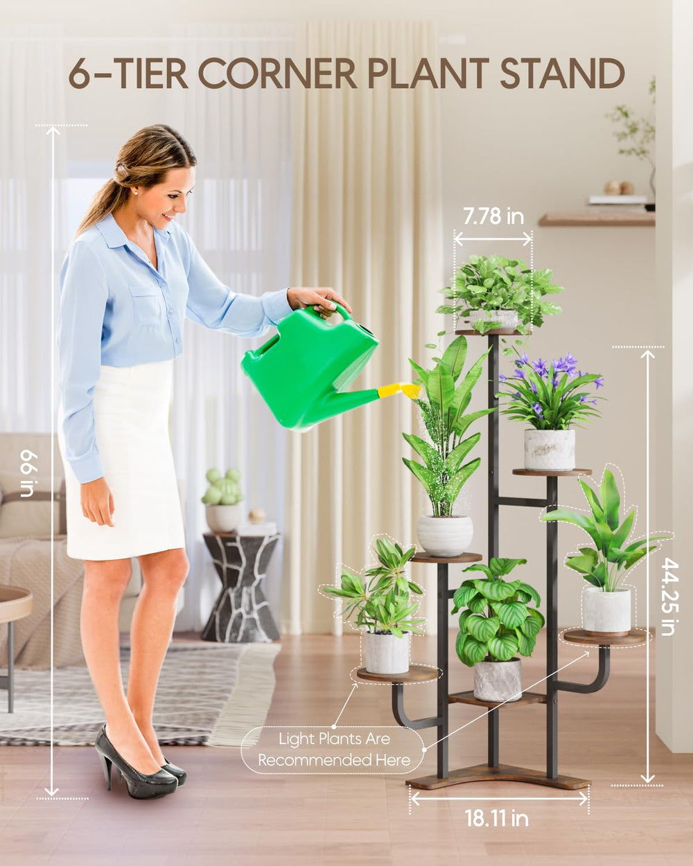 Homsorout next to chair showing scale and compact vertical footprint