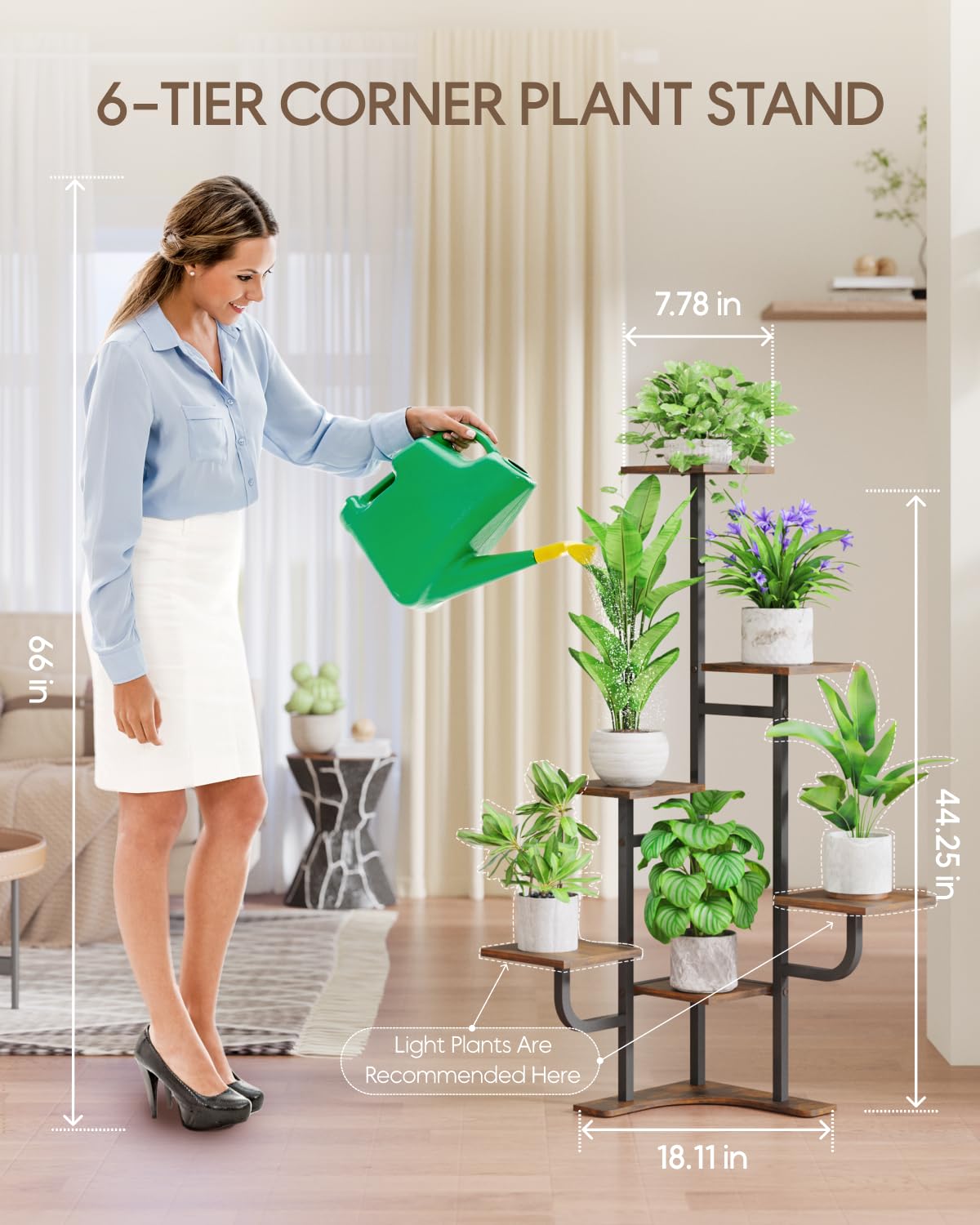 Homsorout shelf with water droplets demonstrating water-resistant boards and easy cleaning benefit