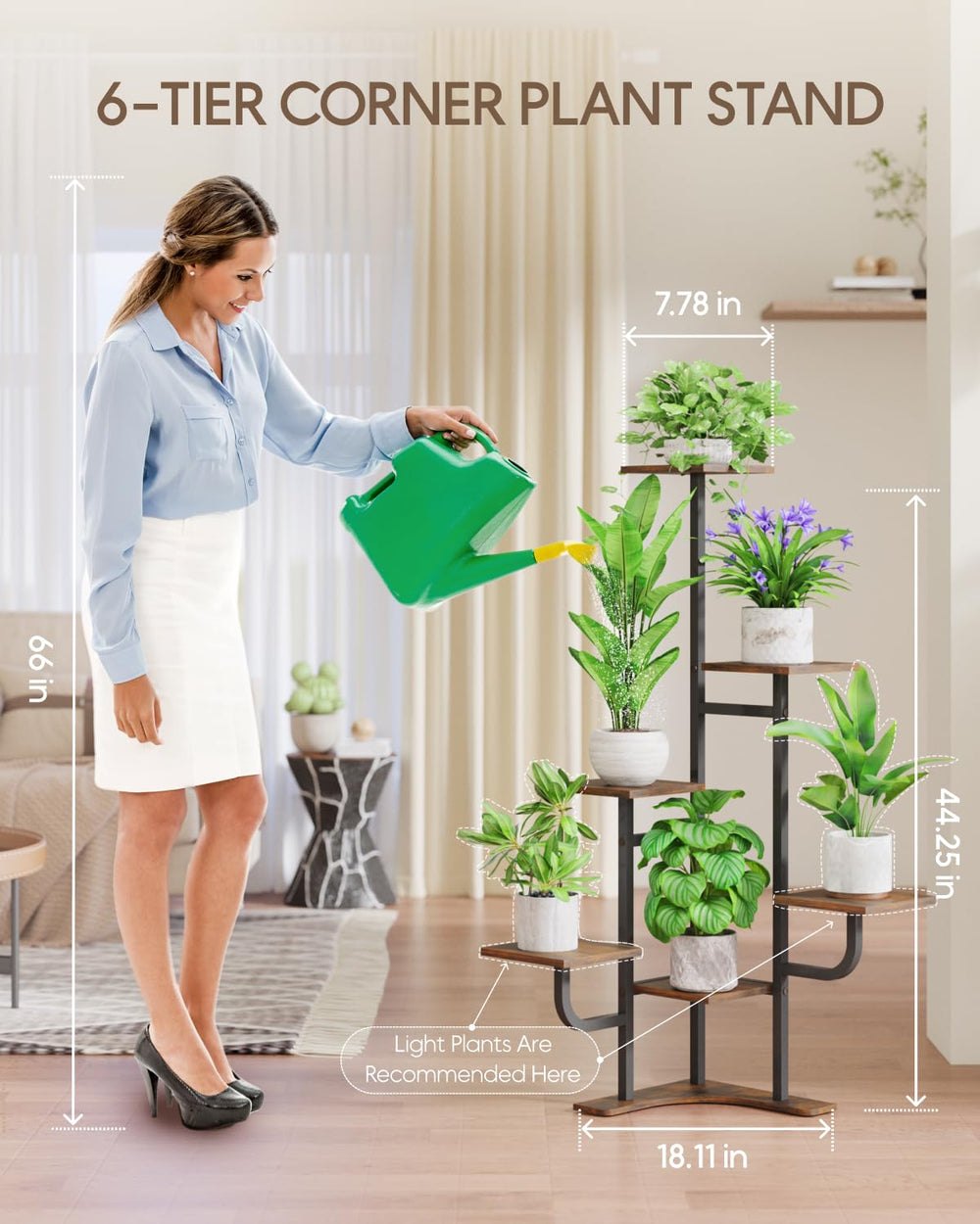Homsorout shelf with water droplets demonstrating water-resistant boards and easy cleaning benefit