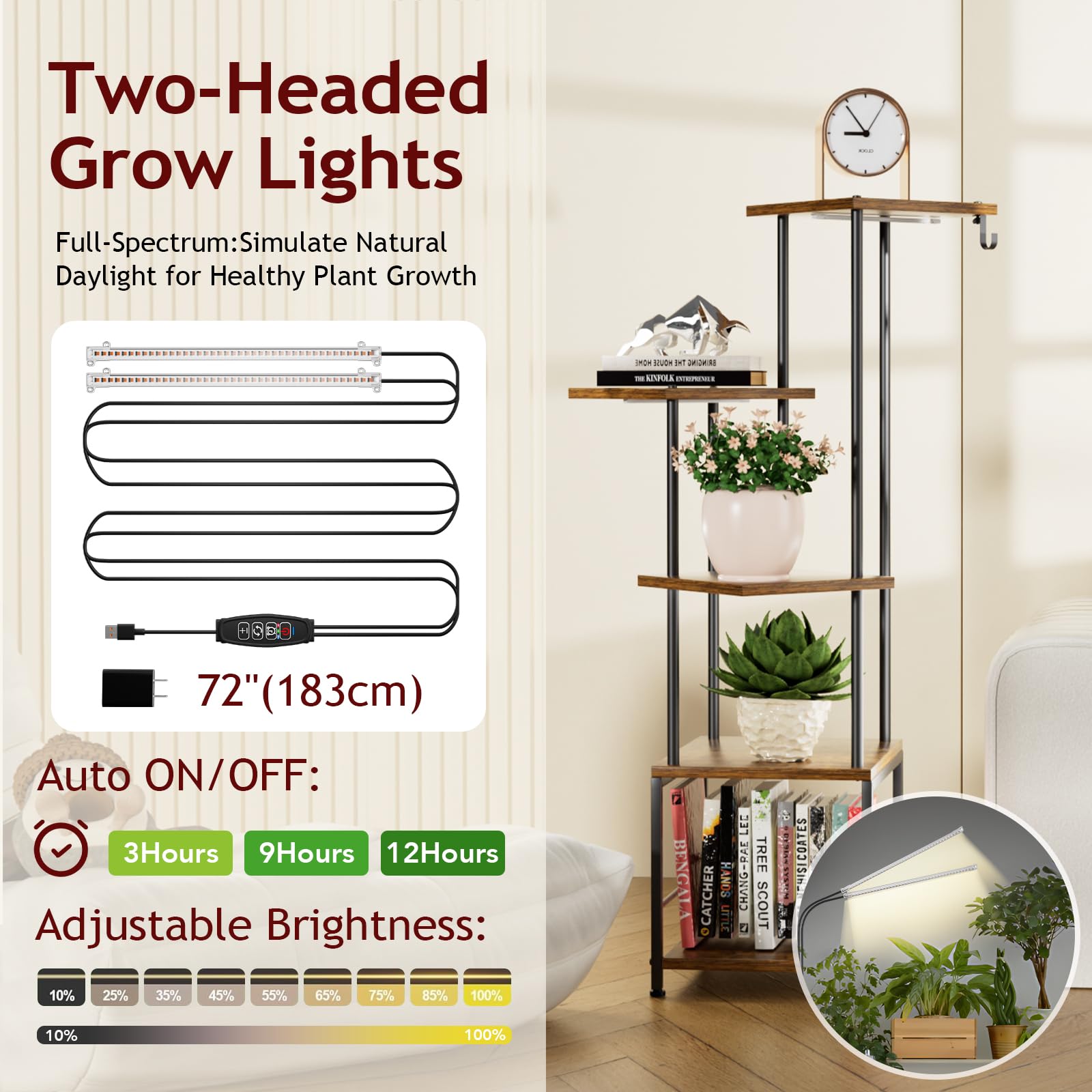 Homsorout waterproof shelf texture close-up protecting plants from spills and easy cleaning
