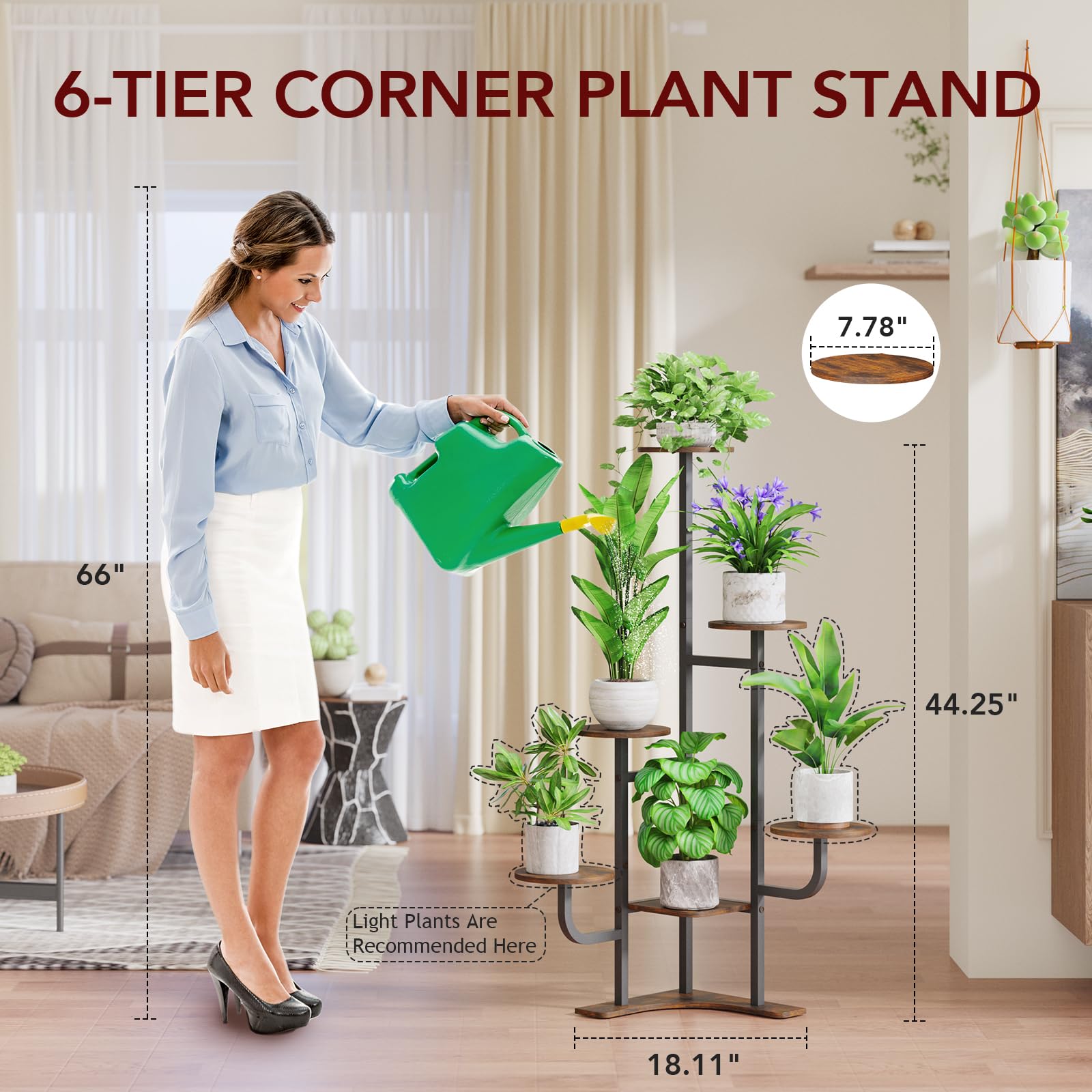 homsorout shelves holding pots of various sizes showing versatile storage benefit