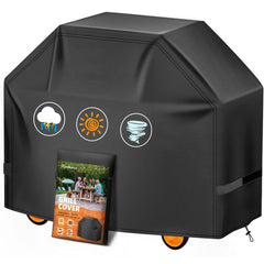 HomWanna front view of 40 inch grill cover protecting entire grill