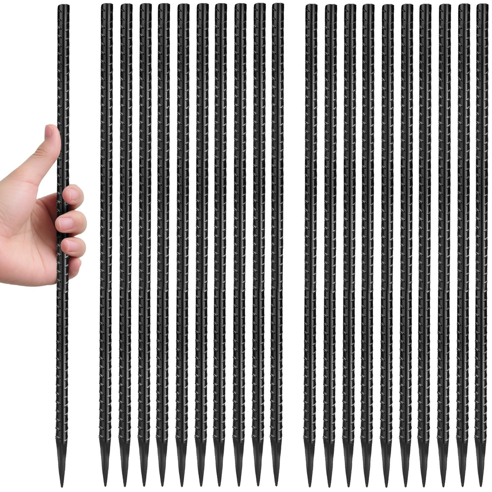 Homwin front packaging showing 24-pack stakes and heavy-duty value