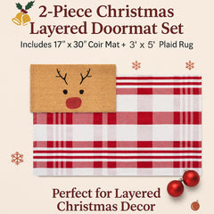 Homydecor coir close-up texture highlighting natural fibers and effective dirt removal