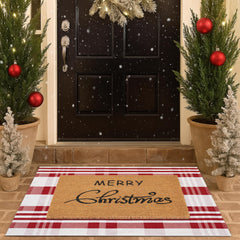Homydecor combo on porch welcoming guests and protecting floors