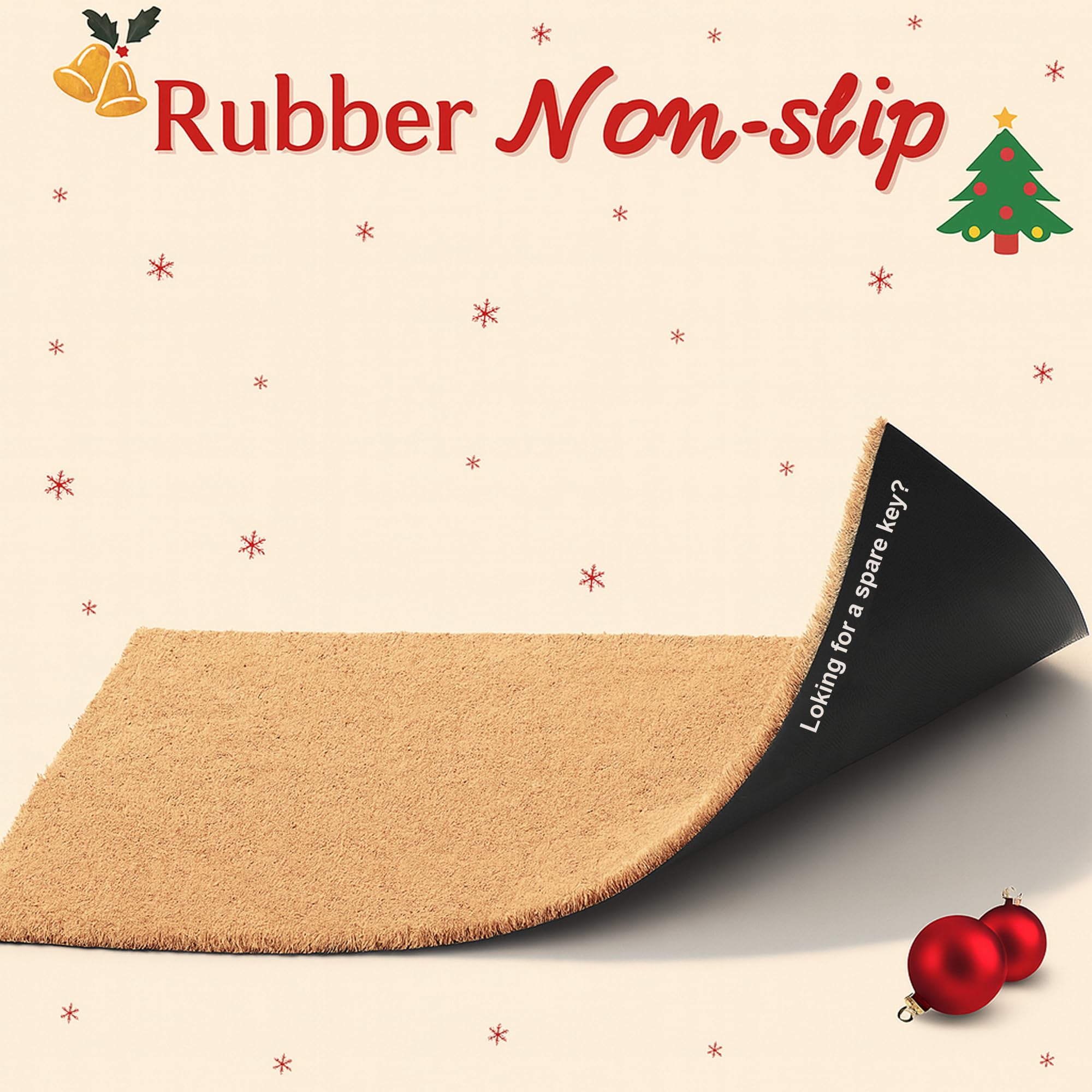 Homydecor porch display with mats shows festive outdoor styling idea
