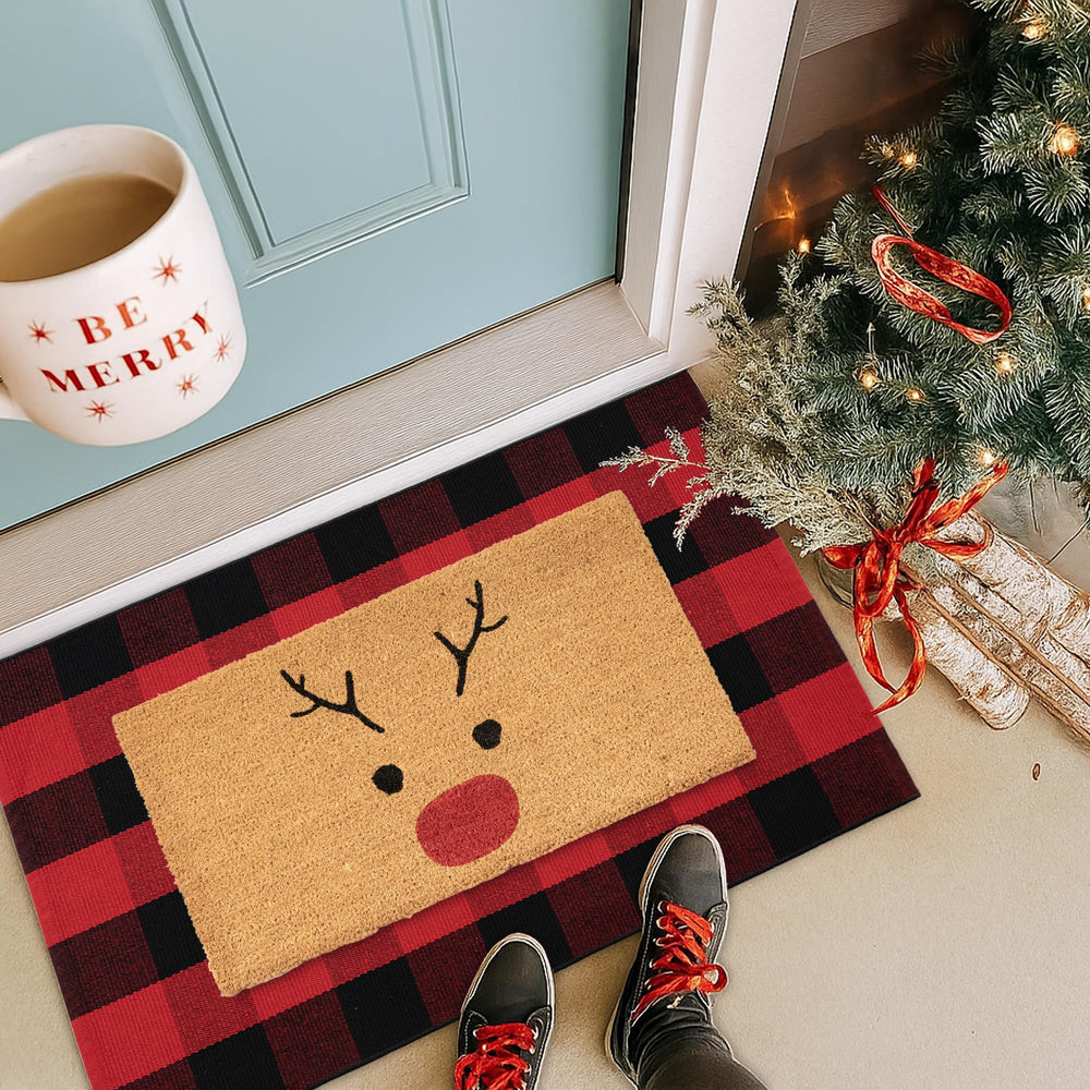 Homydecor porch scene with set in place showing festive curb appeal