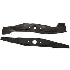Honda mulching blade close-up edge detail highlighting sharpness and durability