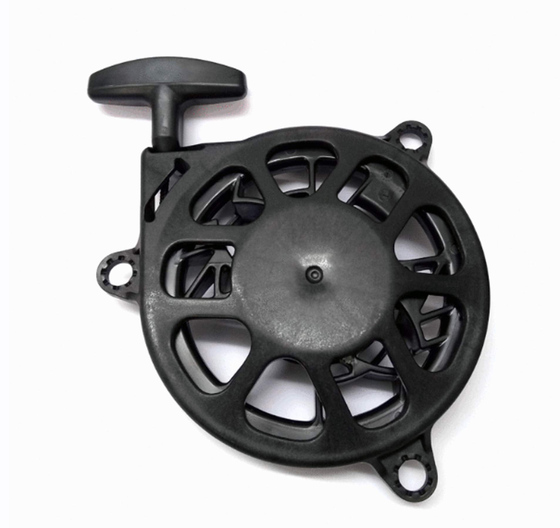 Honda recoil starter front assembly showing mounting points and OEM fit for reliable starts