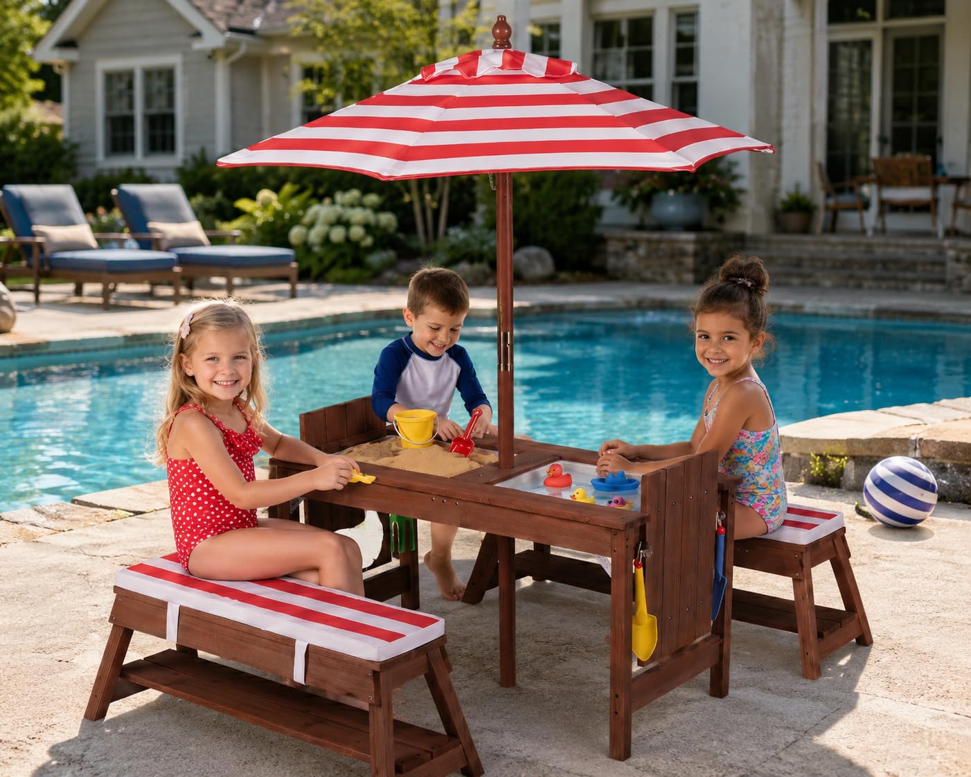 HONEY JOY open umbrella providing shade and waterproof protection for outdoor comfort