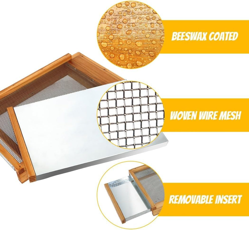 Honey Lake cedar surface dipped in beeswax for moisture resistance and longevity
