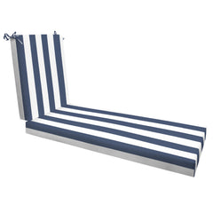 Honeycomb front view heritage cabana stripe cushion enhances patio style and comfort
