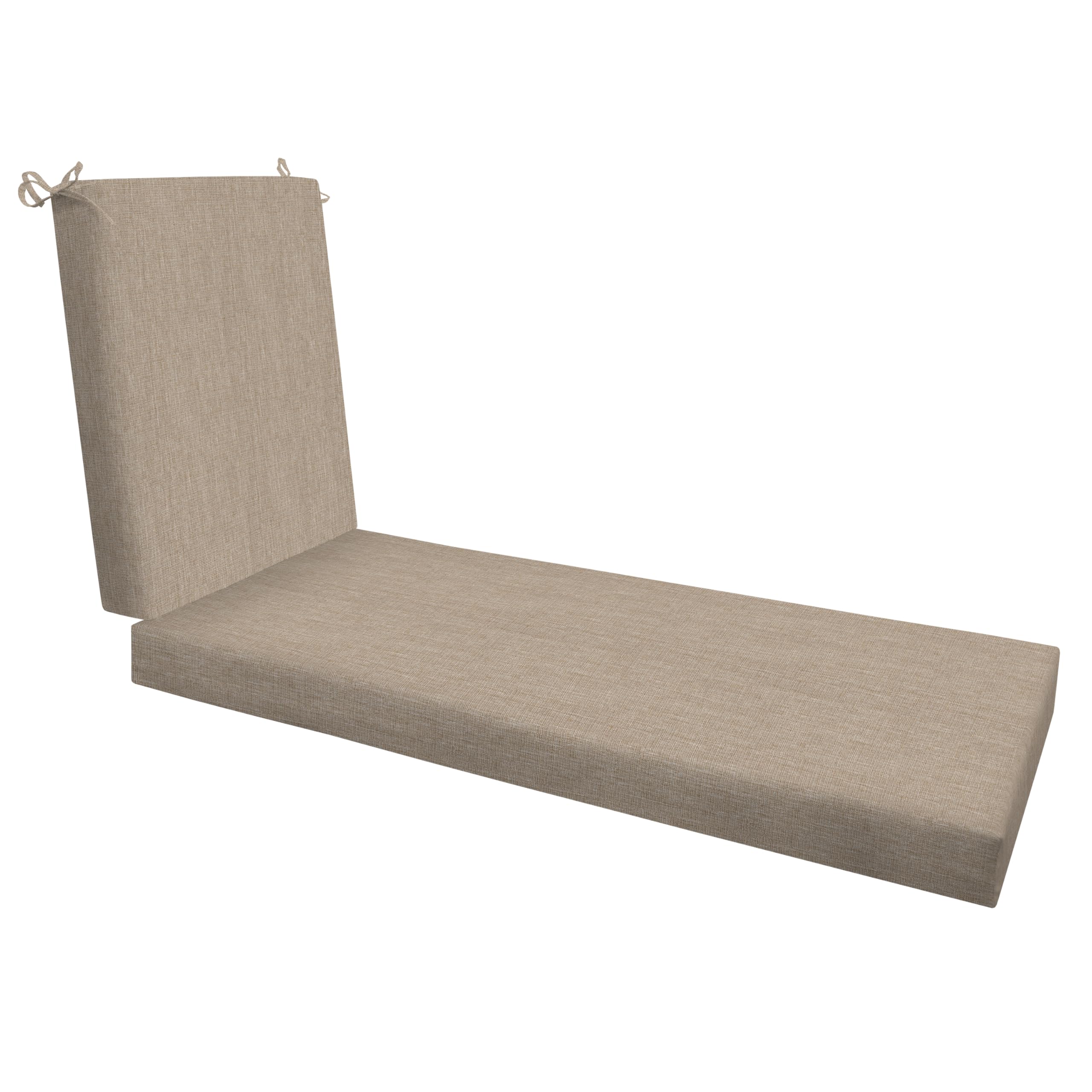Honeycomb front view of chaise cushion showing fit and curb appeal