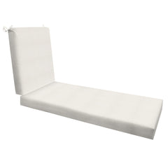Honeycomb front view of entire 21.5 x 70 chaise cushion showing fit and style