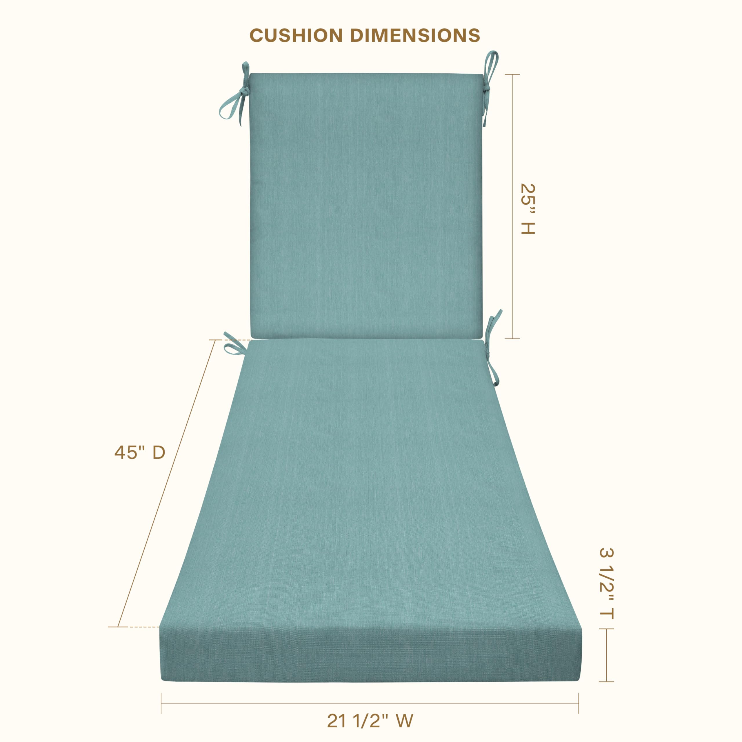 Honeycomb on patio chaise in use providing comfortable outdoor lounging