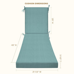 Honeycomb on patio chaise in use providing comfortable outdoor lounging