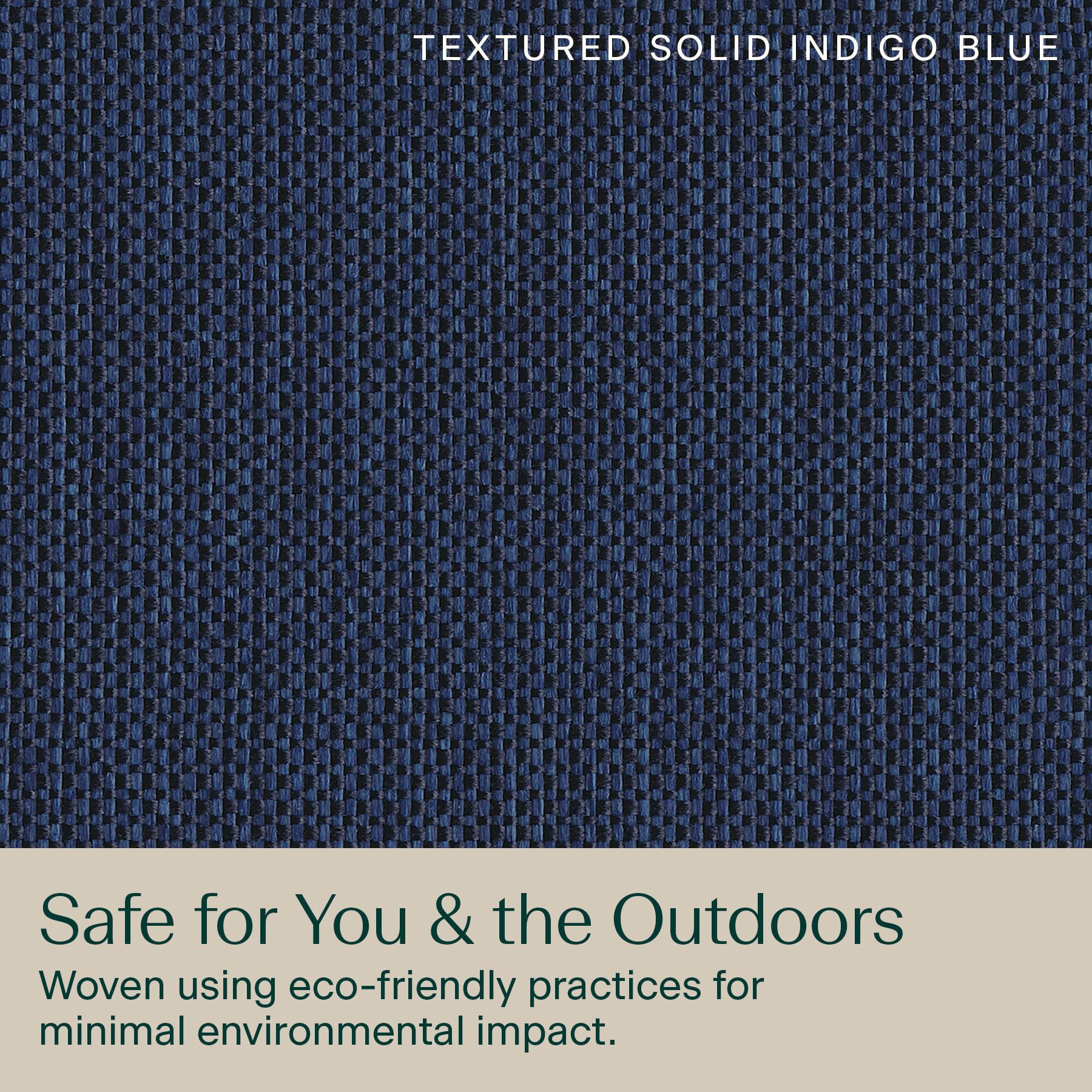 Honeycomb label and filling interior showing recycled-fiberfill eco benefit