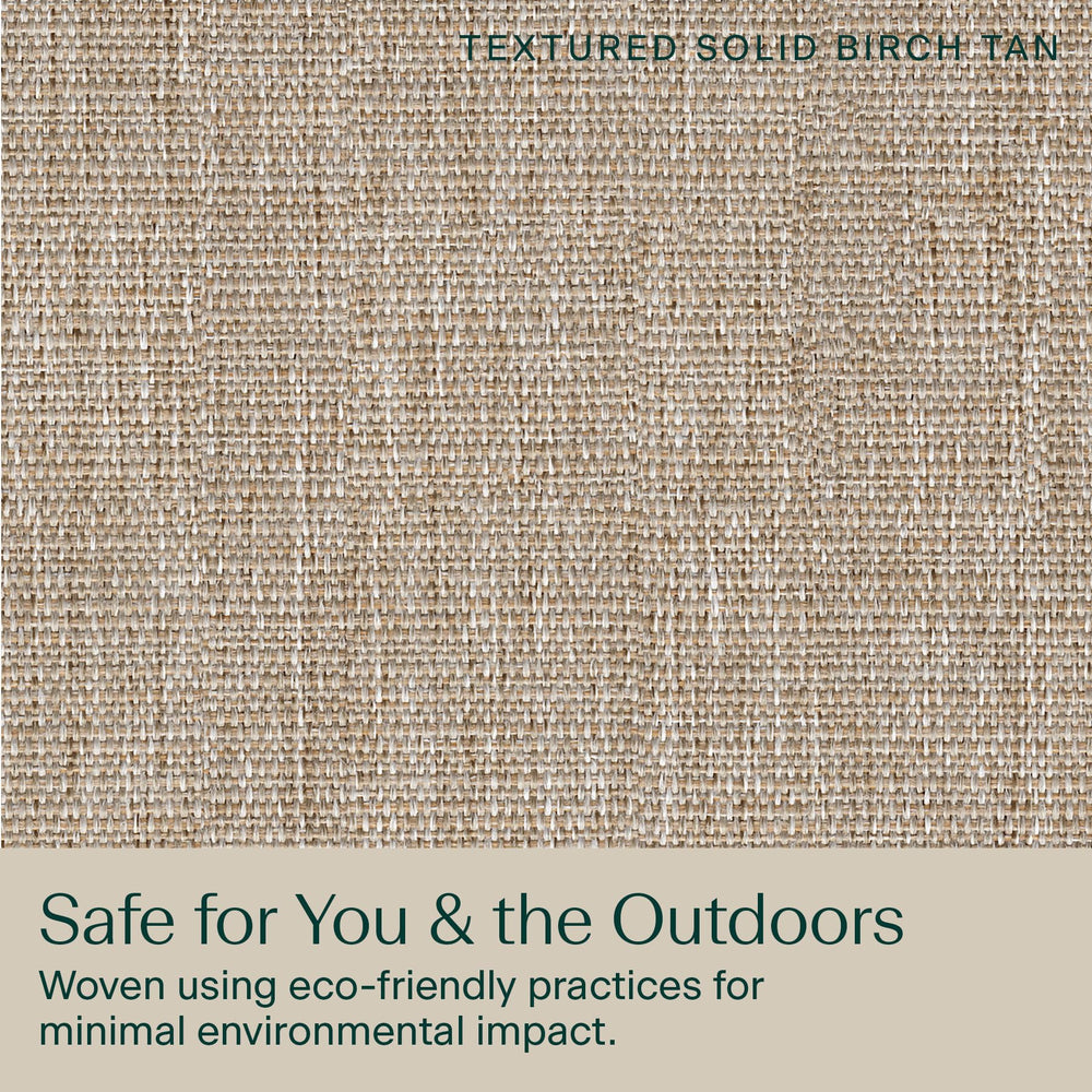 Honeycomb label and material tag showing recycled-fiber construction benefit