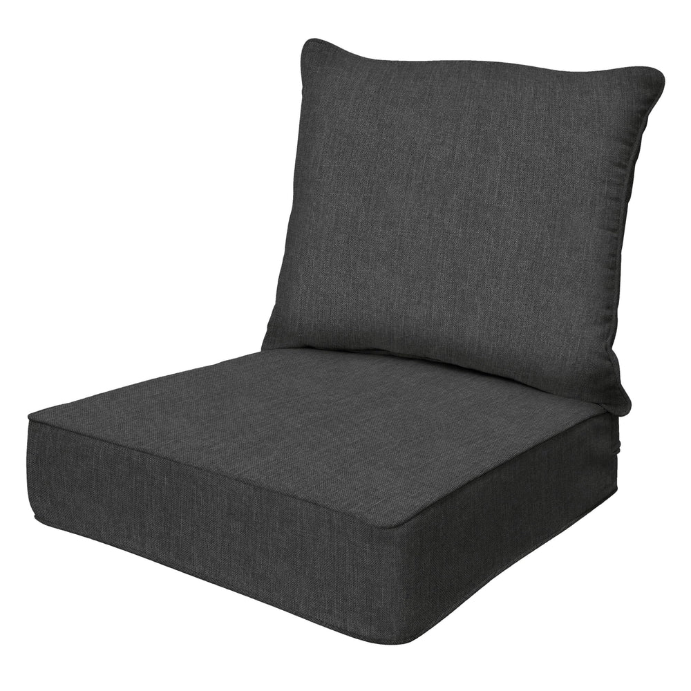 Honeycomb front view of cushion showing pattern and neat finish for refreshed seating