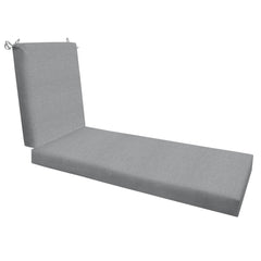Honeycomb front view of chaise cushion showing full 21.5 x 70 dimensions and neat finish
