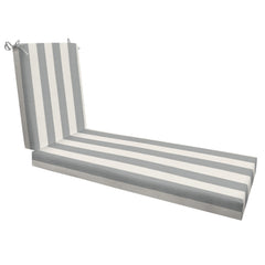 Honeycomb front view of chaise cushion showing tailored fit and comfort