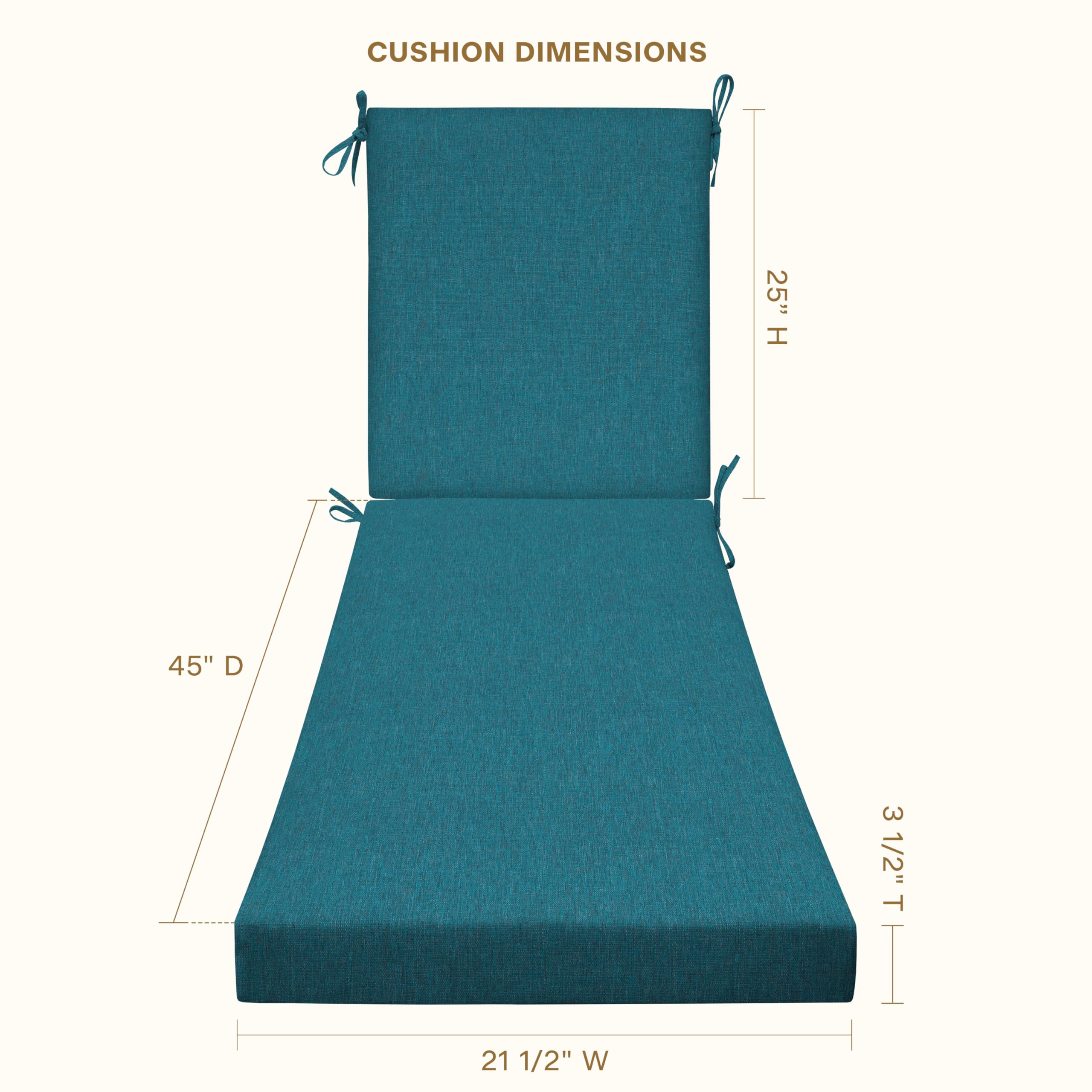 Honeycomb cushion on poolside chaise illustrating water resistance