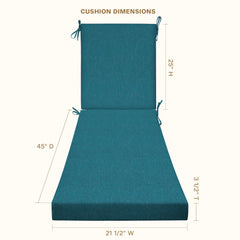 Honeycomb cushion on poolside chaise illustrating water resistance