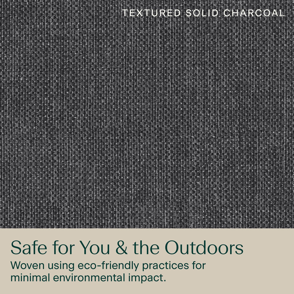 Honeycomb styled patio set with cushions conveying upgraded outdoor aesthetic