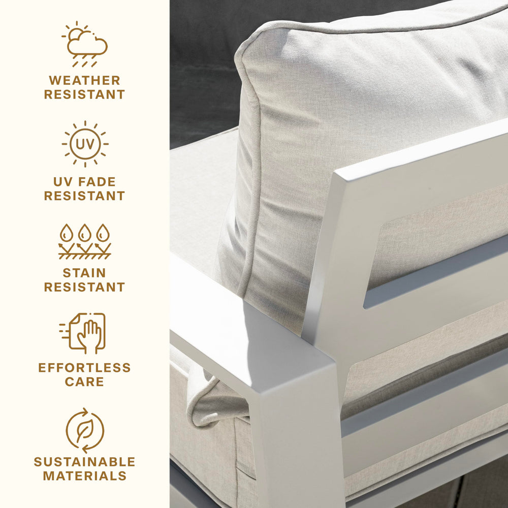 Honeycomb reversible cushion showing both sides to extend usable life