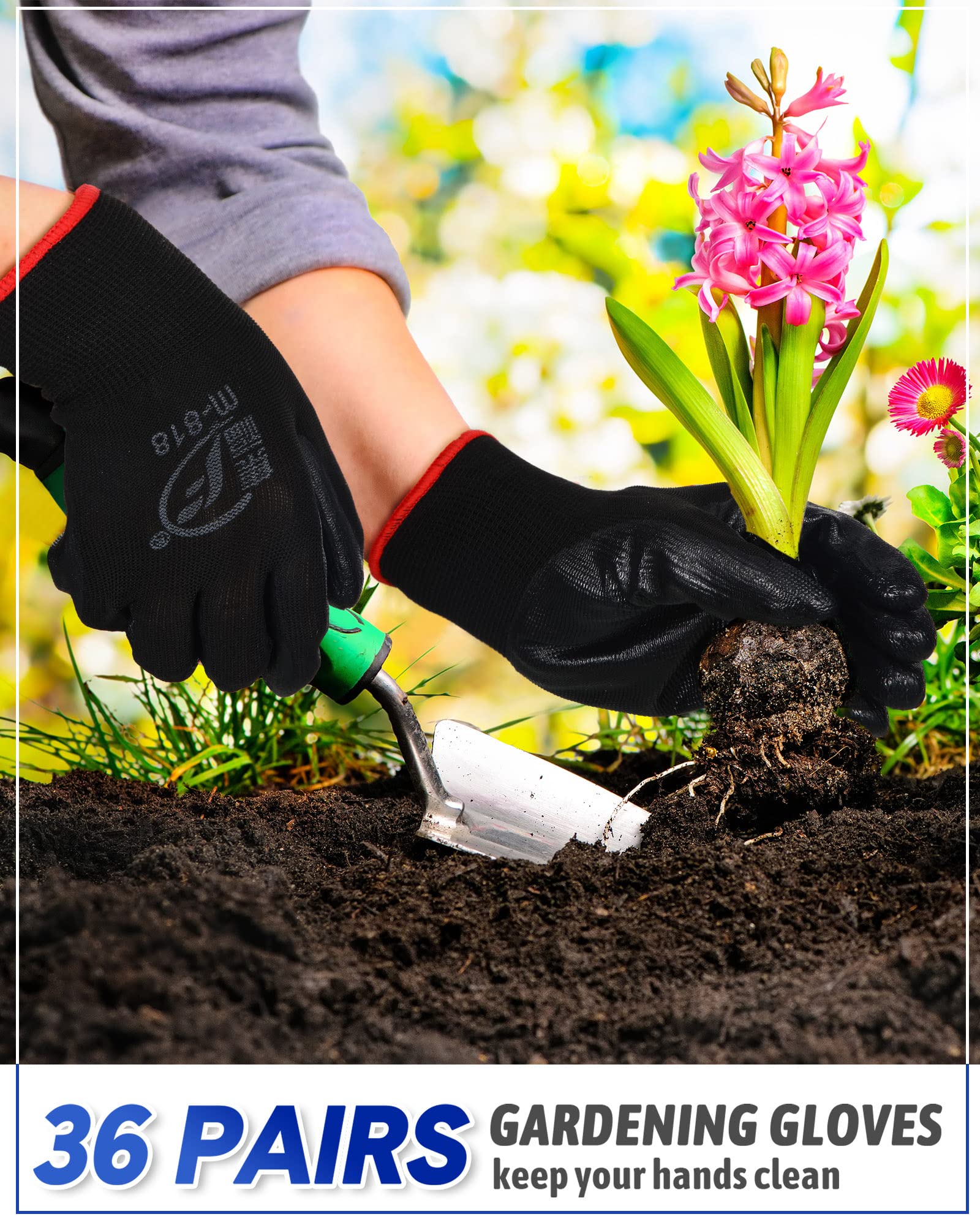 Honeydak glove worn on hand demonstrating fit and dexterity for tasks