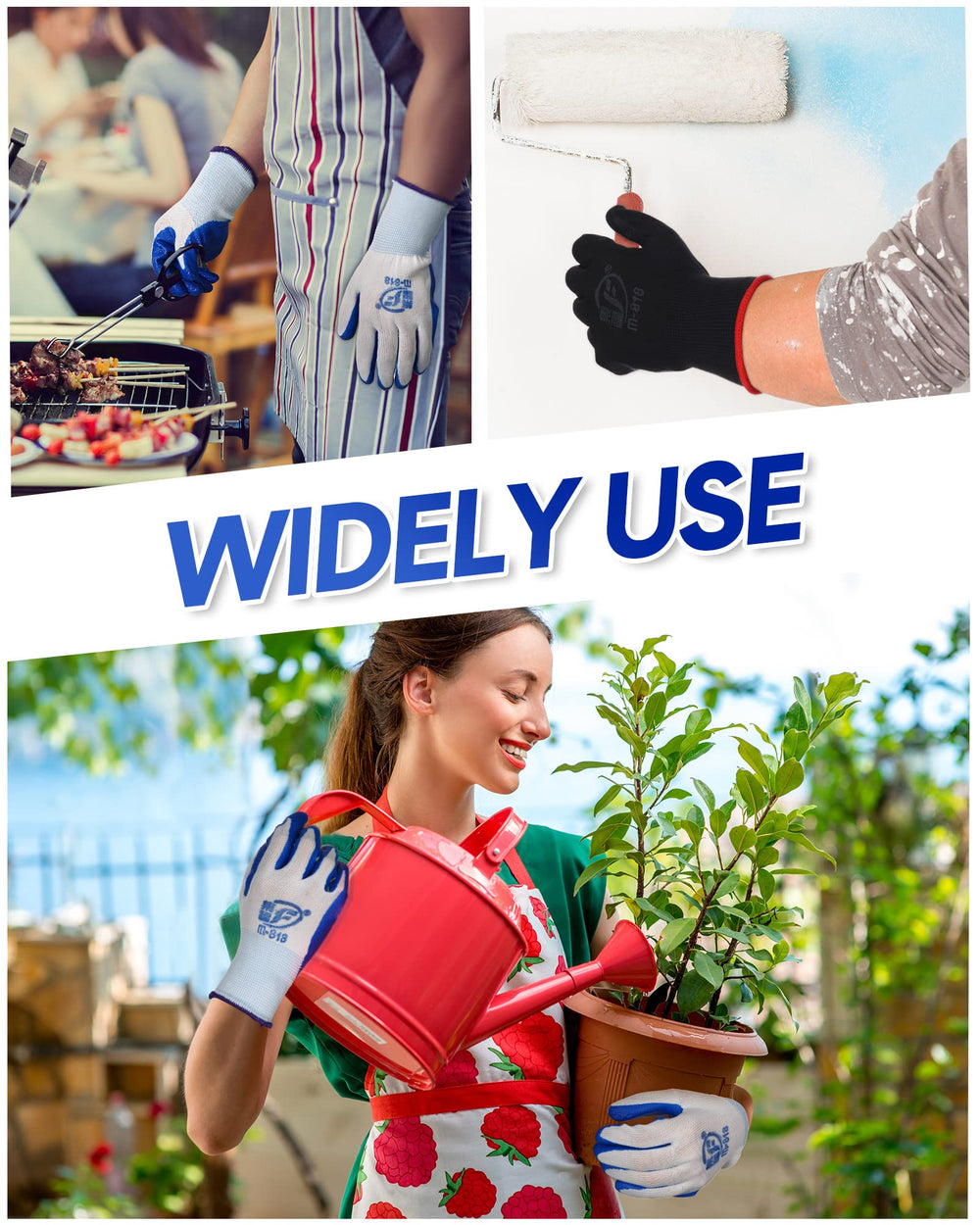 Honeydak gloves in use gardening showing protection and task readiness
