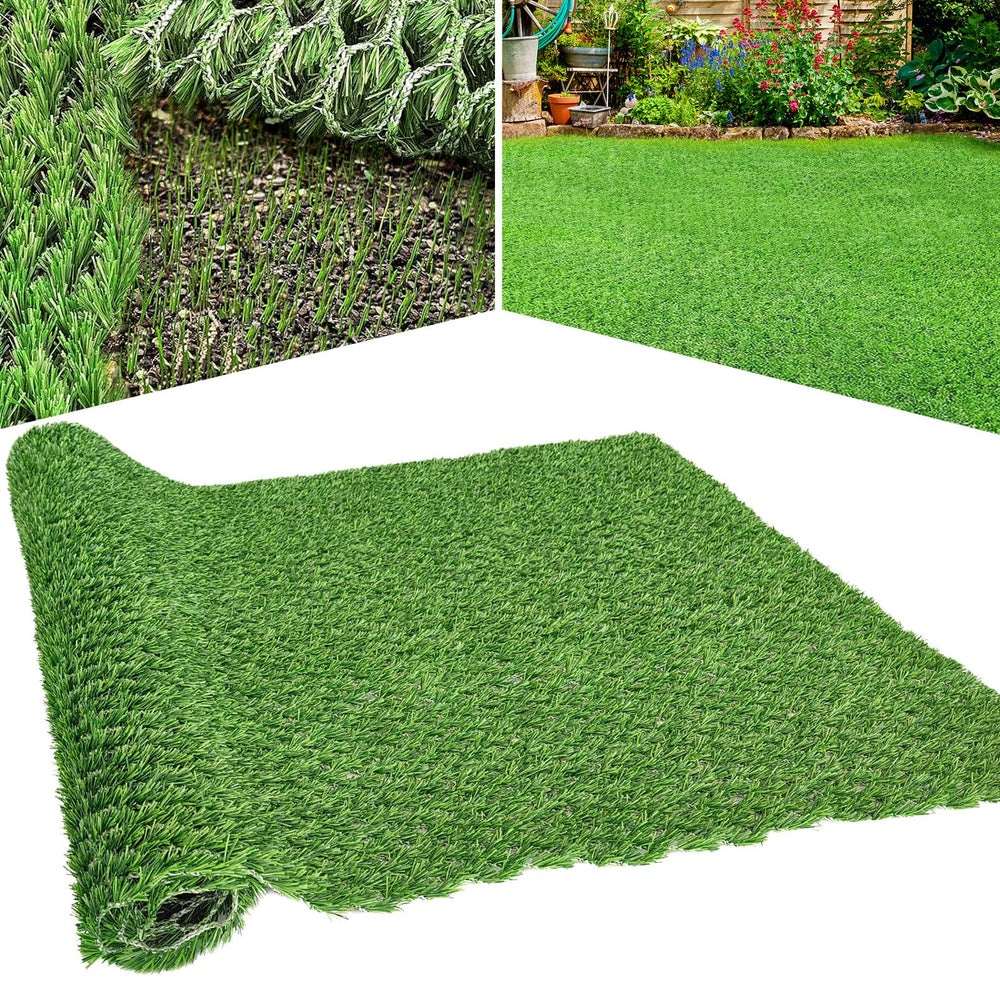 honeypet front view of hybrid turf patch showing clean edges and coverage