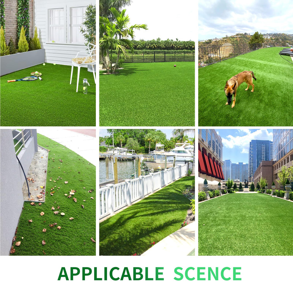 honeypet turf beside ruler showing size and portable installation benefit