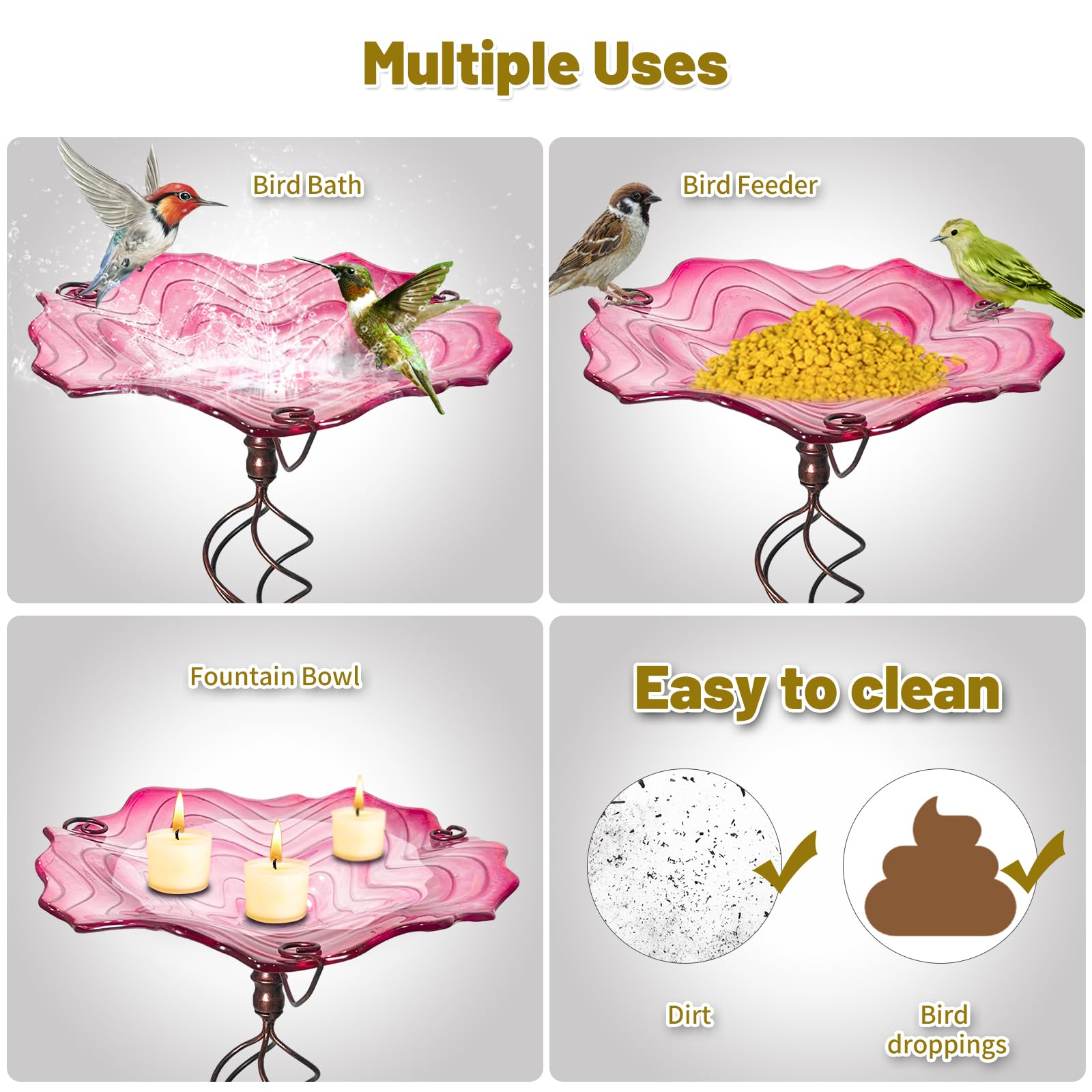 HONGLAND detachable bowl removed for cleaning demonstrating easy assembly and maintenance