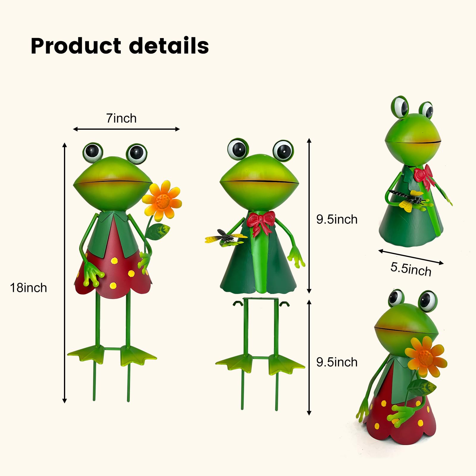 HONGLAND frog on patio demonstrating decorative accent for outdoor living benefit