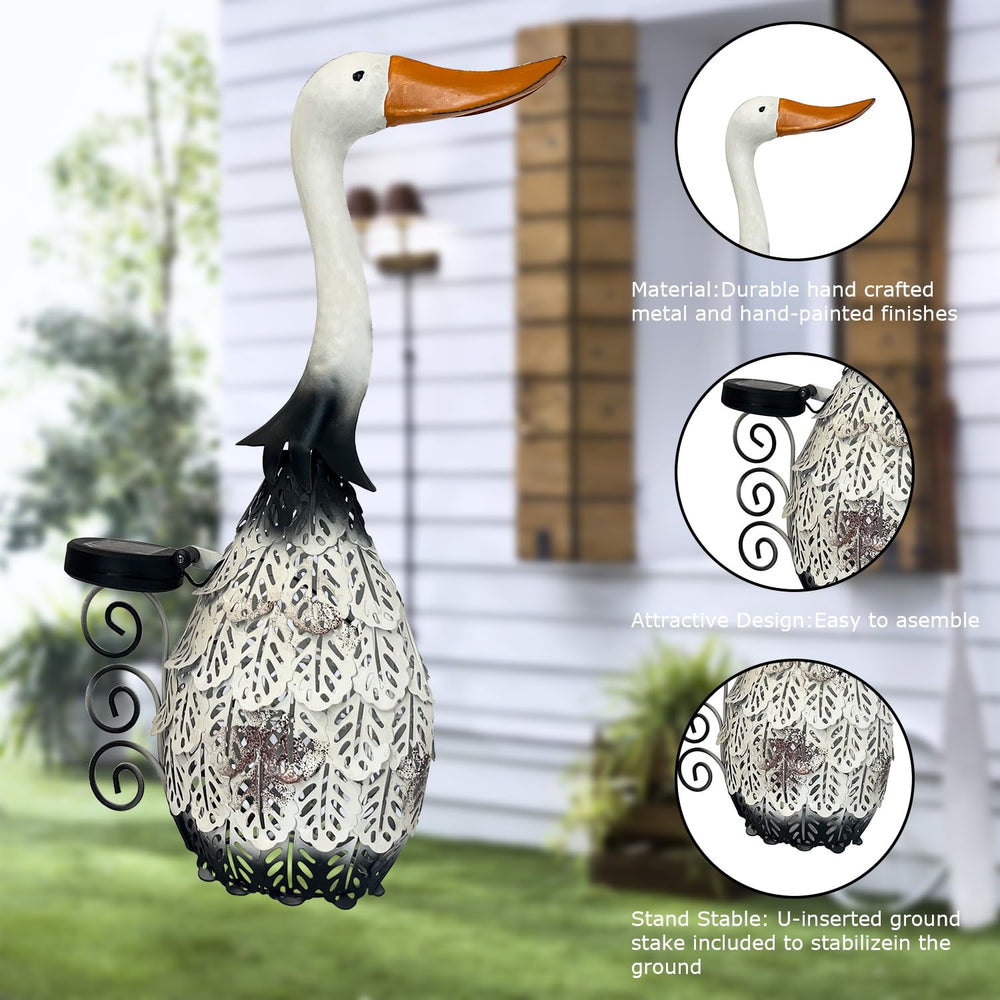 HONGLAND goose next to ruler for visible 18-inch size reference
