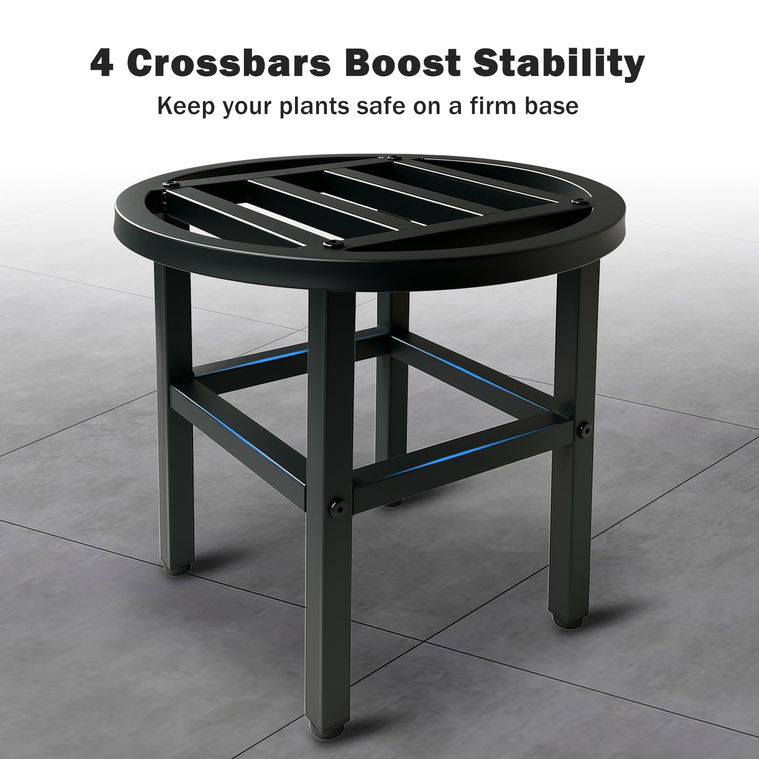 Hongsane adjustable rubber feet detail for stability and floor protection
