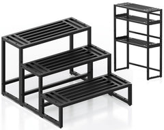 Hongsane front view full assembled stand showing stable multi-tier display