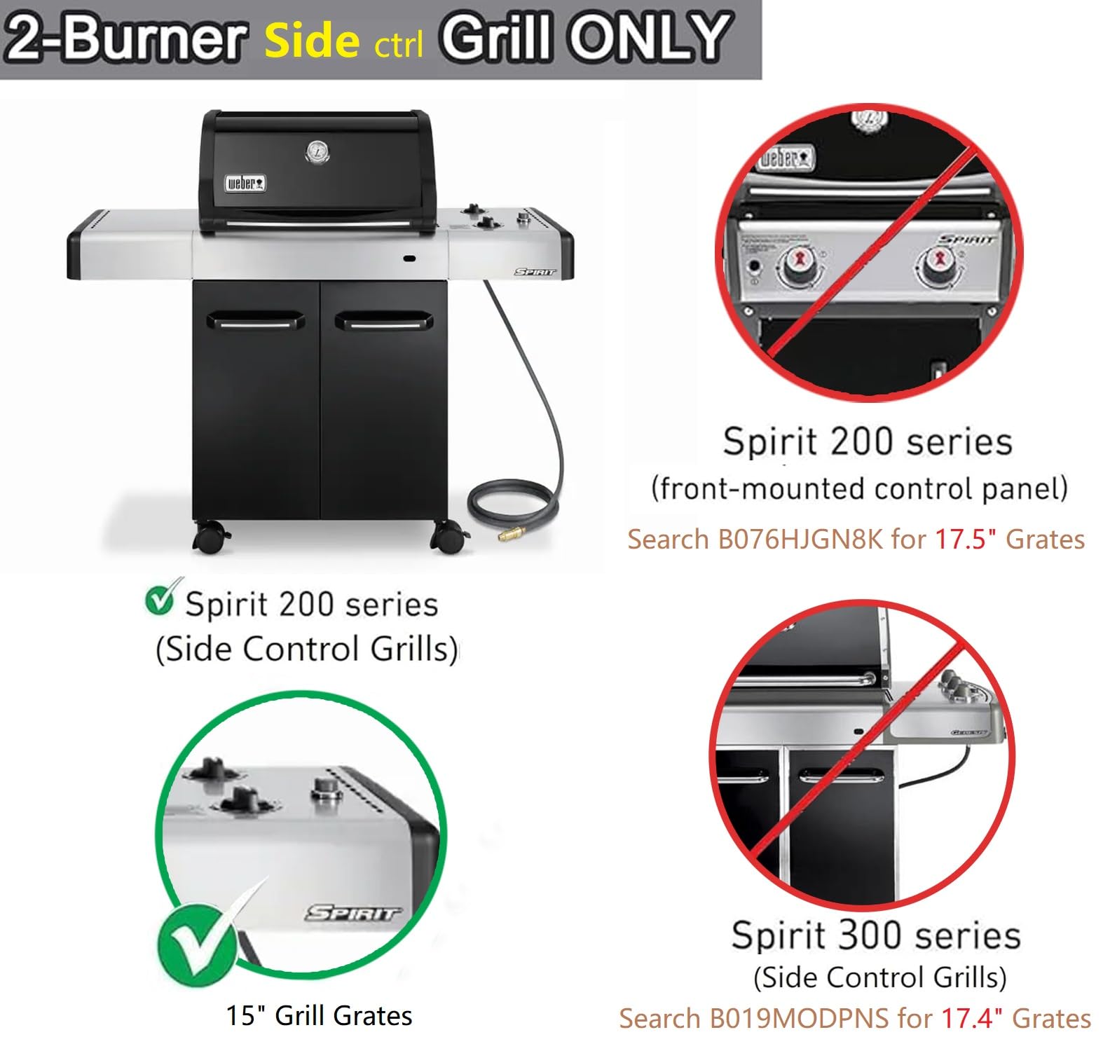 Hongso angled view highlighting sear bars for improved grill marks and heat distribution