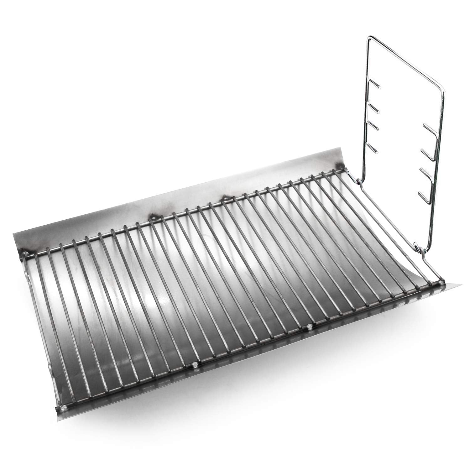 Hongso ash pan bottom profile showing durable steel construction benefit