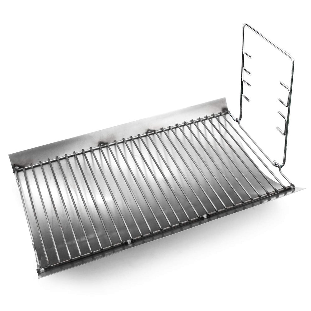 Hongso ash pan bottom profile showing durable steel construction benefit