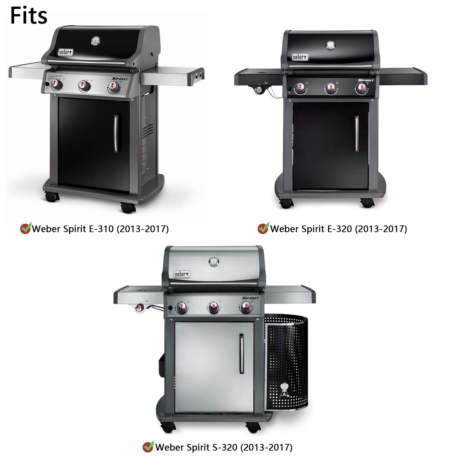 Hongso five-bar set laid flat to show shape and spacing, easy replacement and full coverage