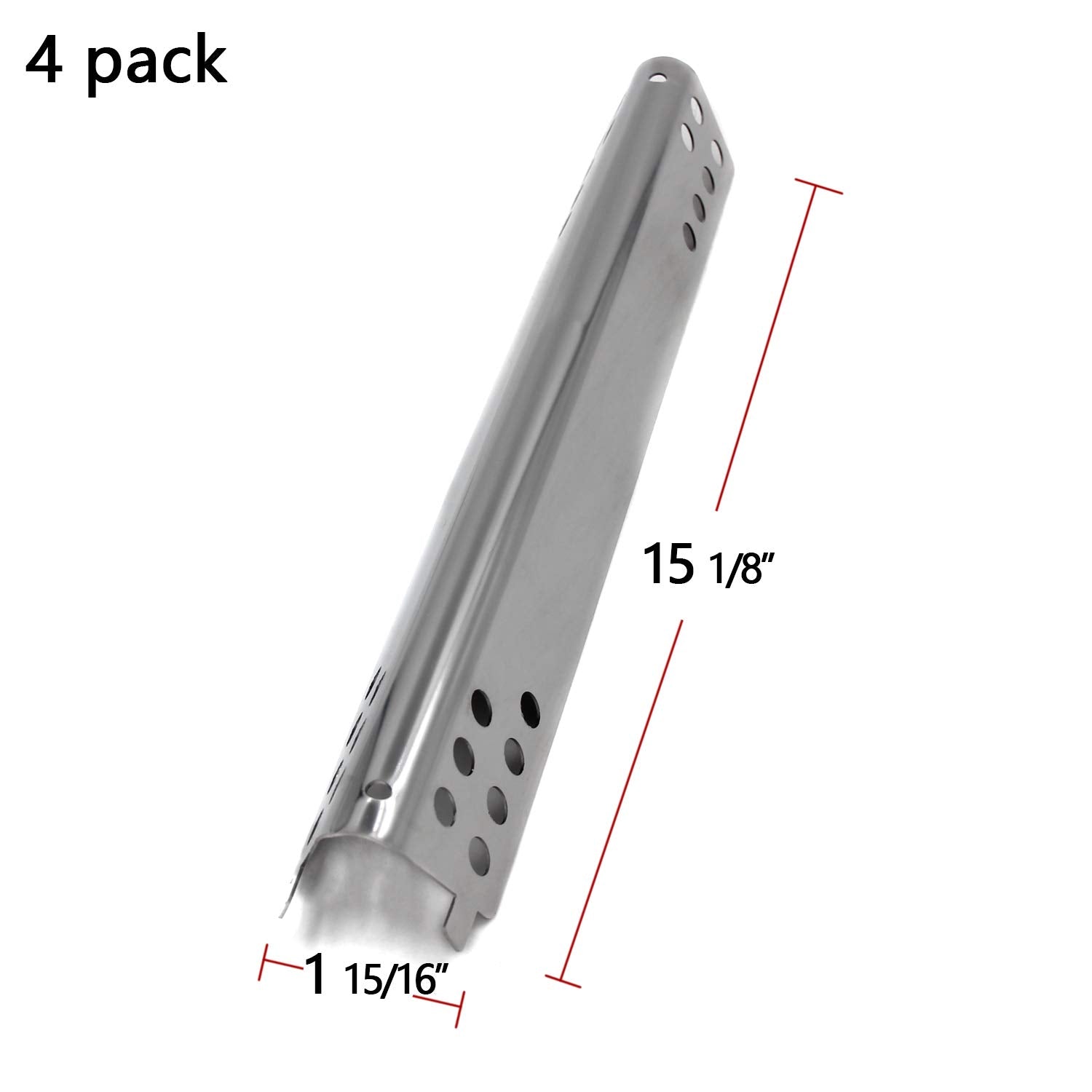 Hongso stainless-steel burner close-up showing durable finish and improved heat flow