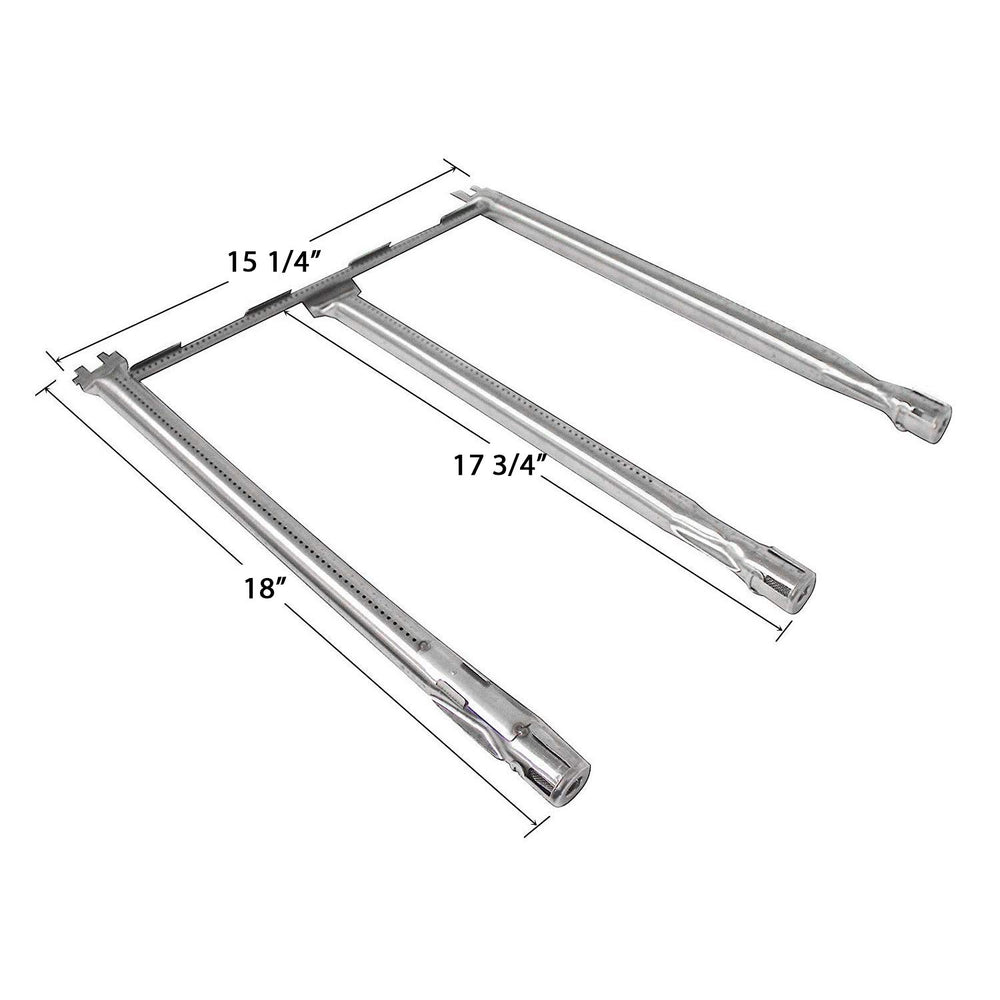 Hongso burner tube assembly detail showing precise dimensions and reliable flame management benefit
