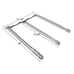 Hongso burner tube assembly detail showing precise dimensions and reliable flame management benefit