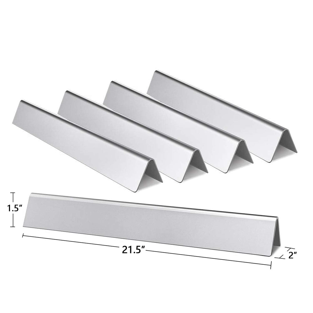 Hongso stainless burner tubes laid out with measurements for consistent flame and long-lasting performance