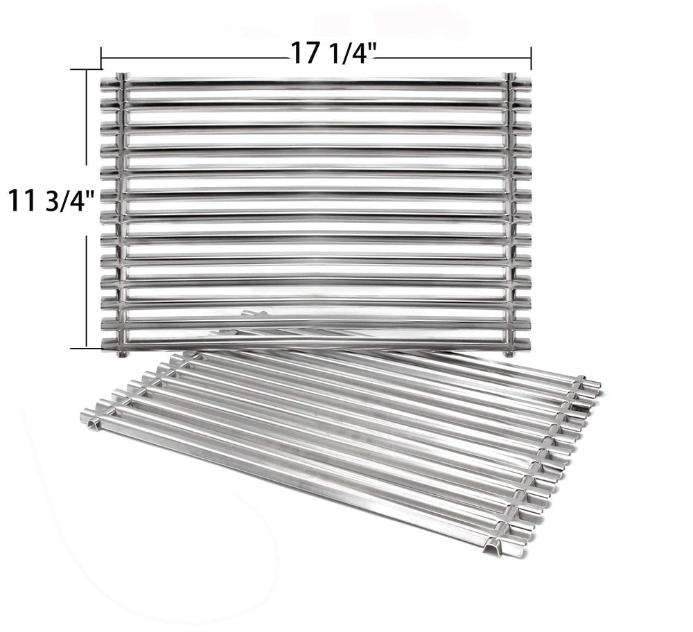 Hongso close-up of SUS304 grate bars showing smooth finish for easier cleaning