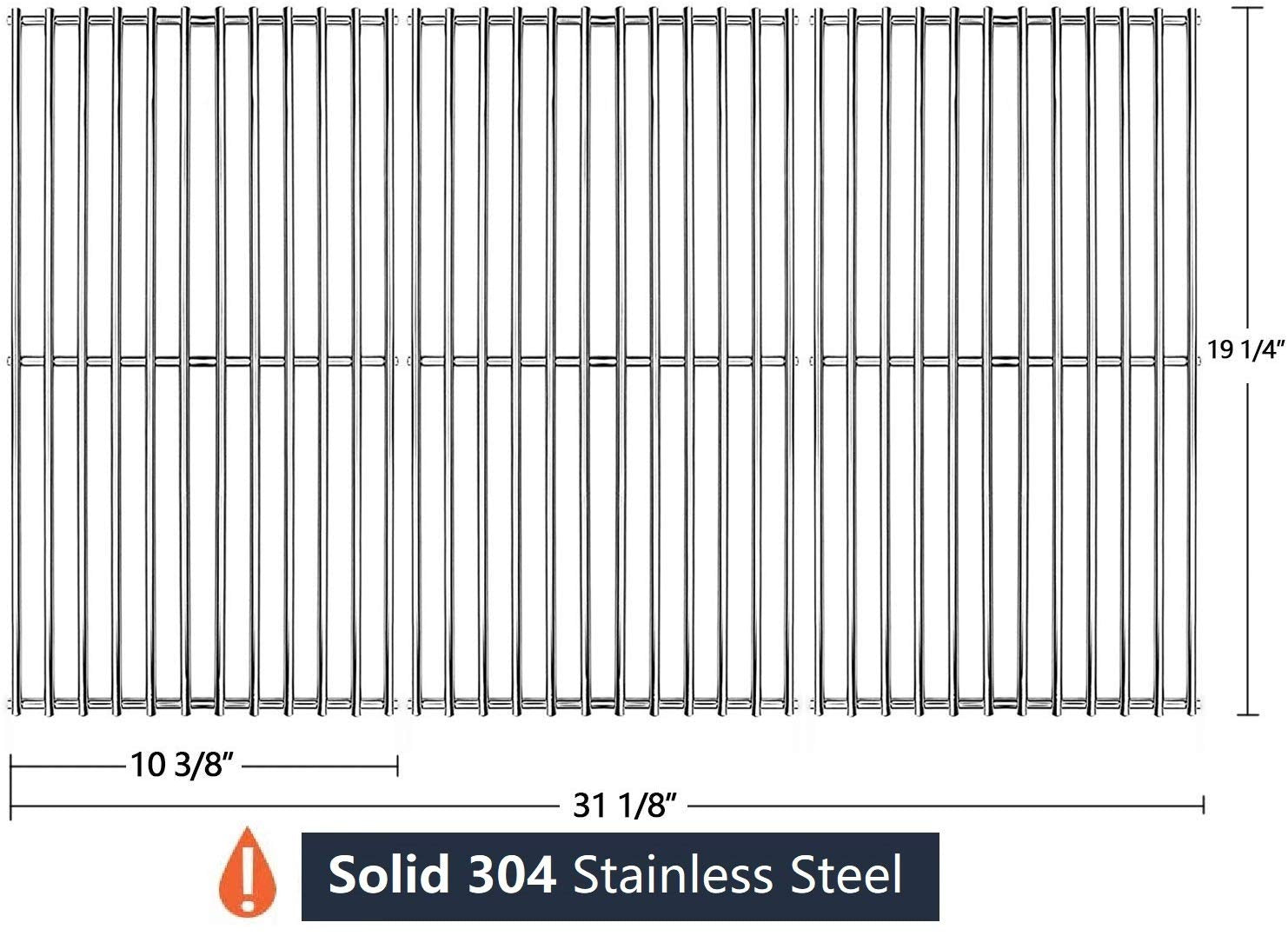 Hongso close-up of 7mm stainless rods highlighting strength and durability