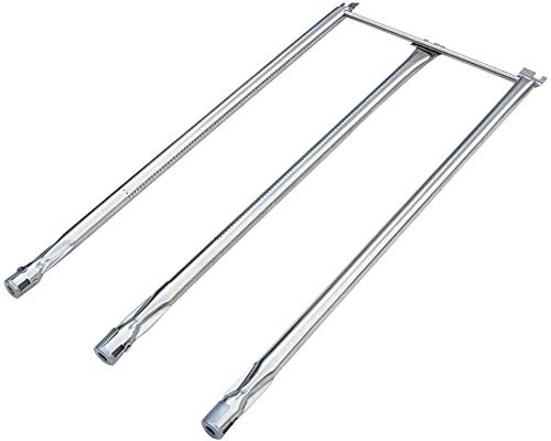 Hongso front and rear burner tubes showing even fit and improved heat distribution