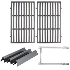 Hongso front control panel replacement shown on grill, confirms correct fit